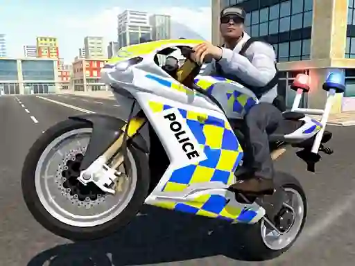 Police Chase Motorbike Driver — free online game
