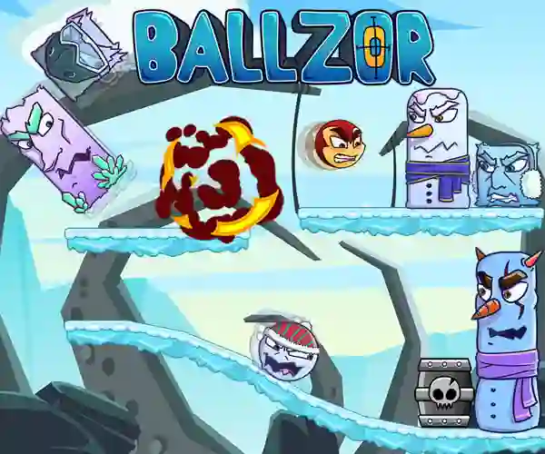 Гульня Ballzor Level Pack 1 онлайн