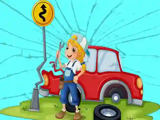 Permainan Broken Cars Jigsaw talian
