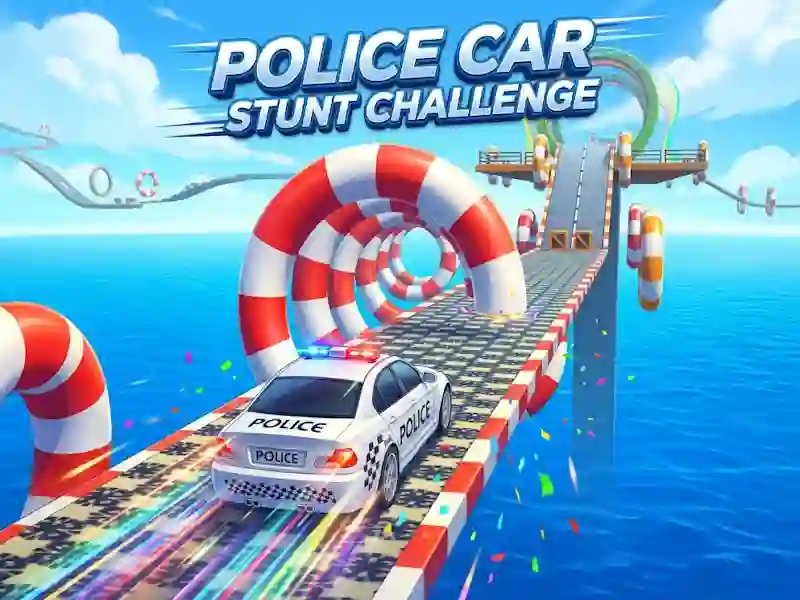 Police Car Stunt Challenge — δωρεάν online παιχνίδι