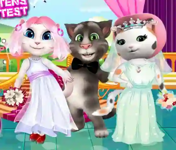 Trò chơi White Kittens Bride Contest trực tuyến