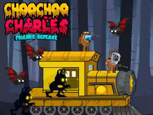 Choochoo Charles Friends Defense — free online game