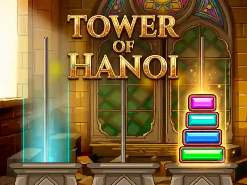 Tower of Hanoi — bezmaksas tiešsaistes spēle