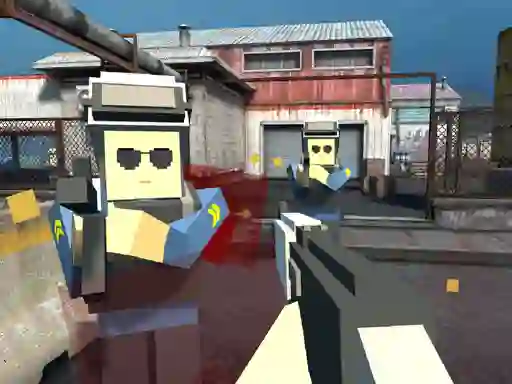 Pixel Factory Battle 3D.io — free online game