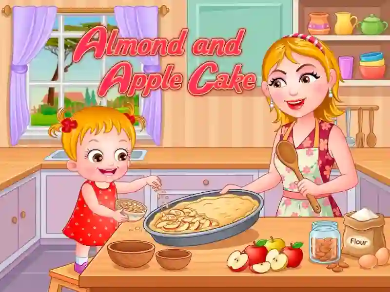 Gêm Almond and Apple Cake ar-lein
