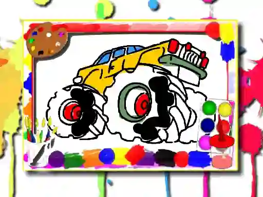 Cluiche Monster Truck Coloring Book ar líne