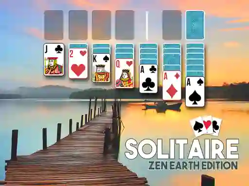 Spill Solitaire zen earth edition online