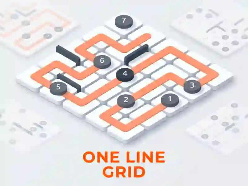 One Line Grid — لعبة مجانية اون لاين