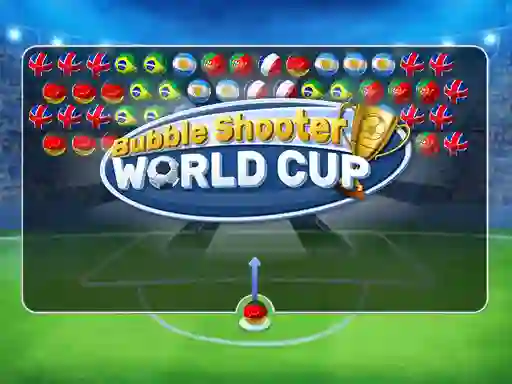 Permainan Bubble Shooter World Cup talian