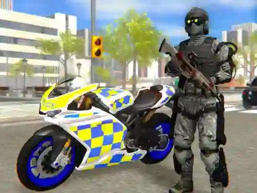 Police Bike City Simulator — free online game