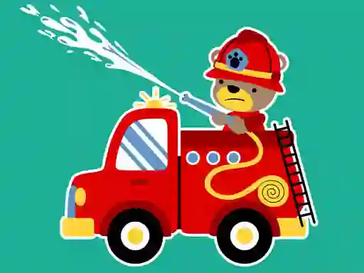 Animal Firetrucks Match 3 — free online game