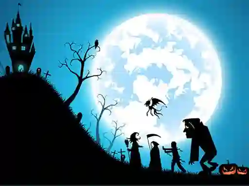 Happy Halloween Jigsaw — free online game