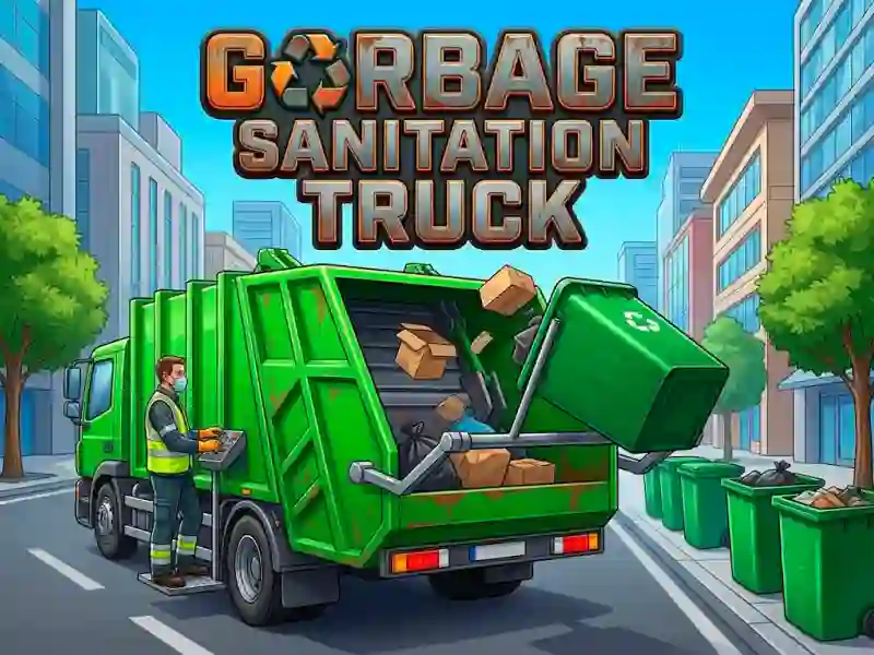 Cluiche Garbage Sanitation Truck ar líne