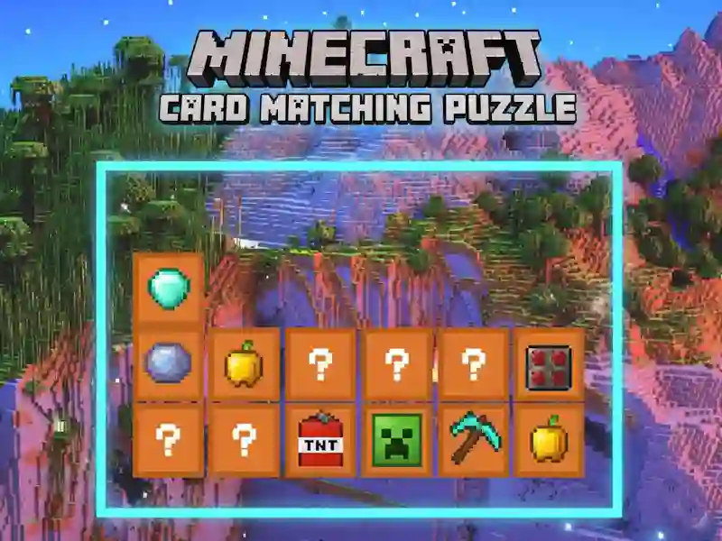 Minecraft Card Matching Puzzle — free online game