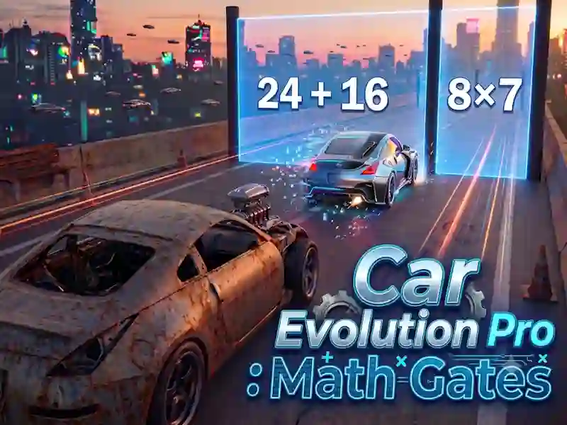 Car Evolution Pro : Math Gates — безкоштовна онлайн гра