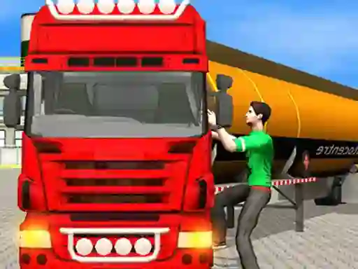 Oil Tanker Transporter Truck Simulator — free online game