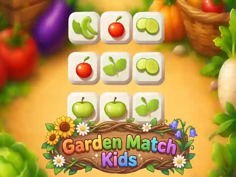 Garden Match Kids — free online game