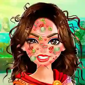 Wonder Woman Face Care — free online game