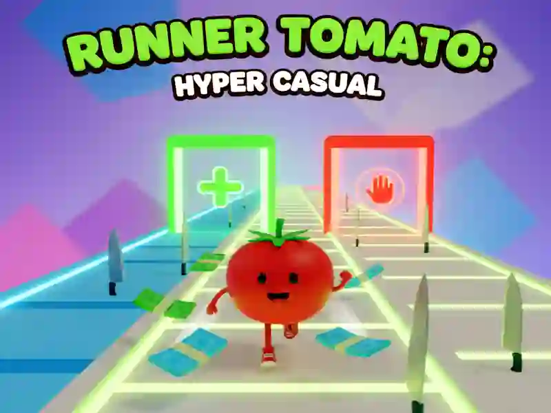 Runner Tomato: Hyper Casual — darmowa gra online