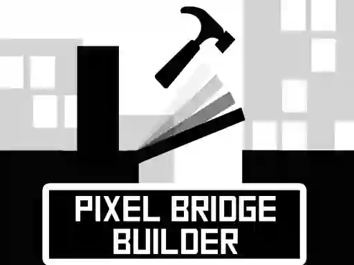 Pixel bridge builder — free online game