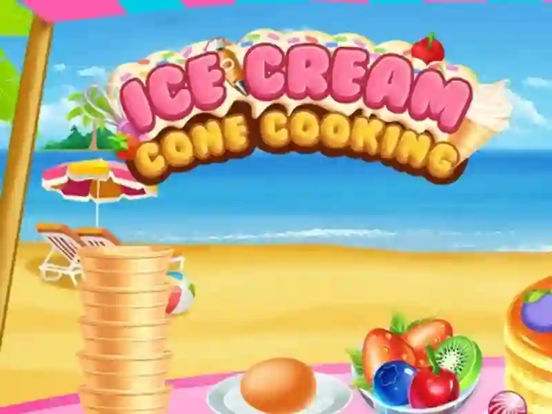 Ice Cream Cone Cooking — jogo online grátis