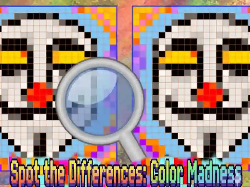 Spot the Differences Color Madness — jogo online grátis
