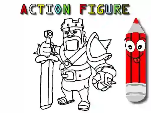 Back To School: Action Figure Coloring — free online game