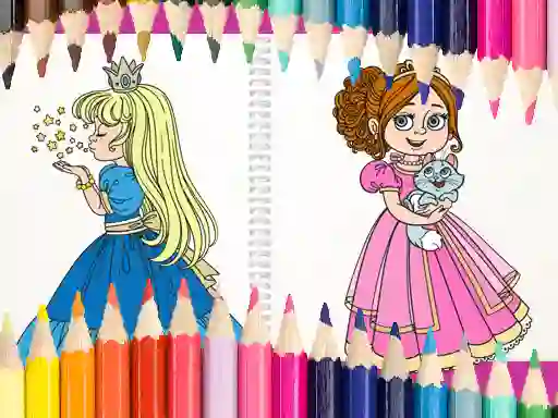 Beautiful Princess Coloring Book — free online game