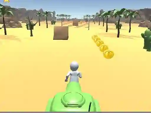 3D Desert Parkour — free online game