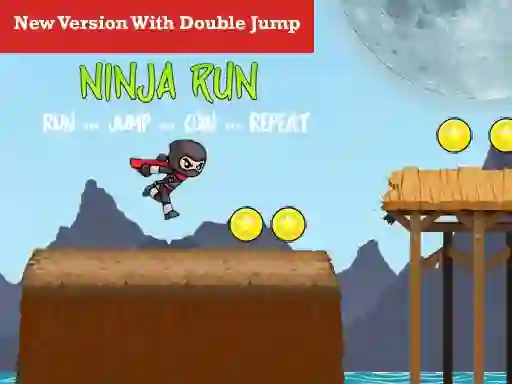 Játék Ninja Run Double Jump online