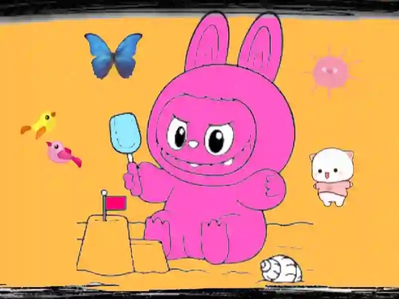 Labubu Coloring Adventure — jogo online grátis