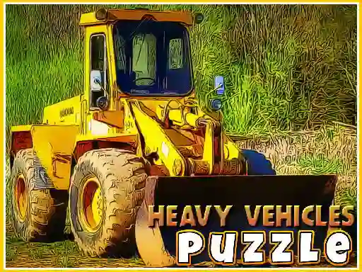 Heavy Vehicles Puzzle — free online game