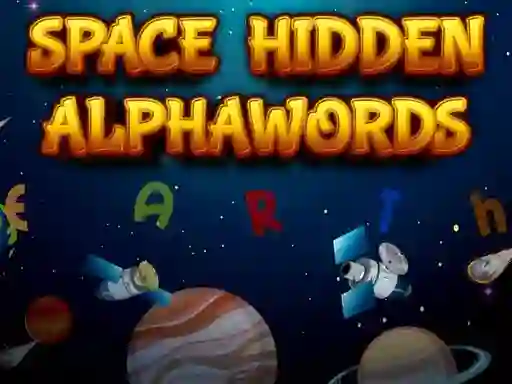 Space Hidden AlphaWords — free online game