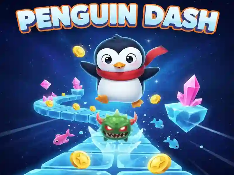 Gêm Penguin Dash ar-lein