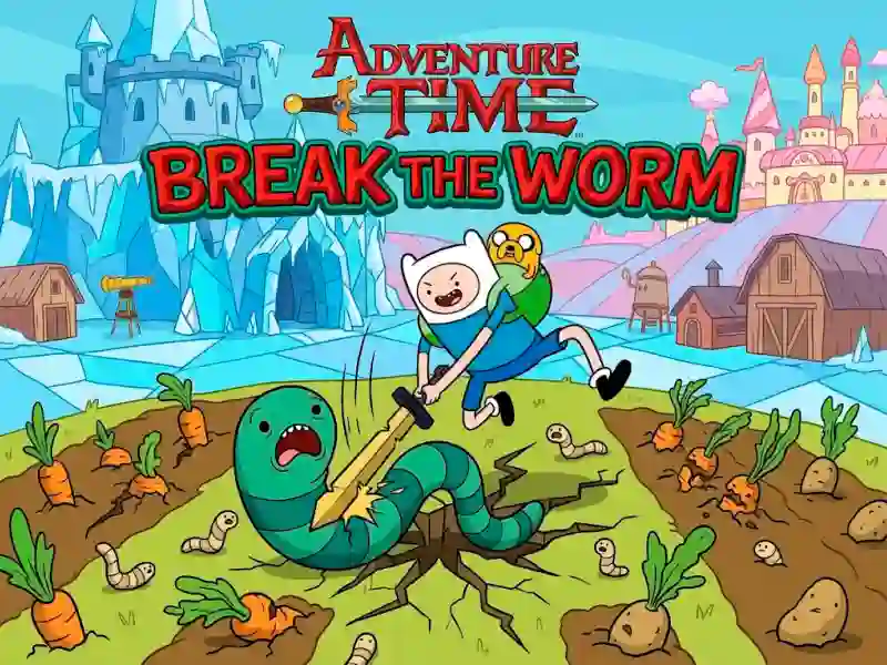 Adventure Time Break the Worm — free online game