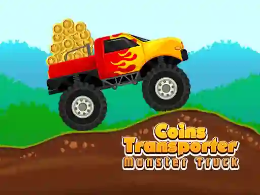 Coins Transporter Monster Truck — free online game