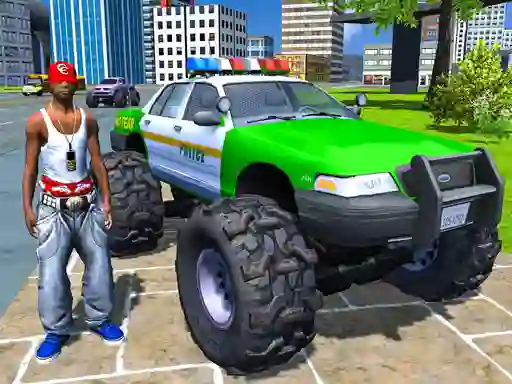 Monster Truck Stunts Driving Simulator — free online game