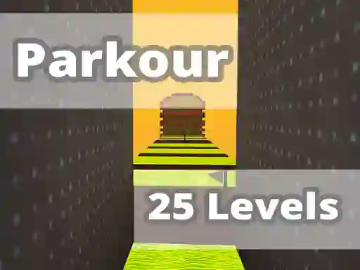 Parkour 25 Levels — free online game
