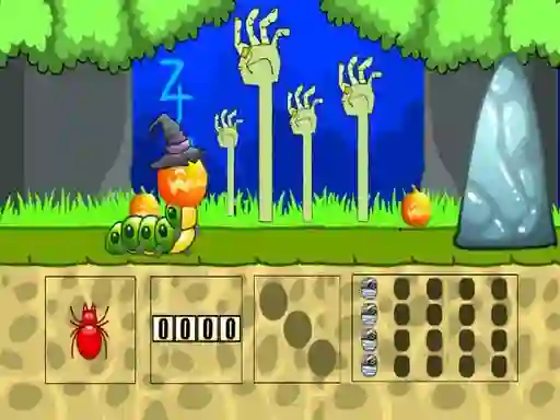 Halloween Caterpillar Escape — free online game