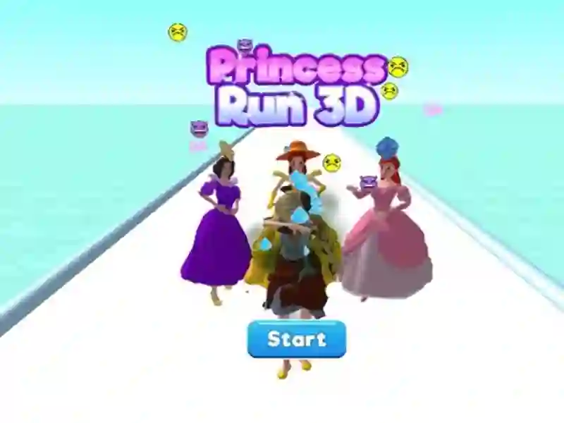 Princess Run 3D — jogo online grátis
