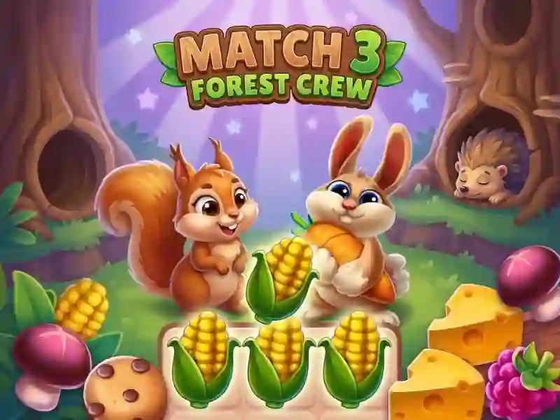 Match 3 Forest Crew — brezplačna spletna igra