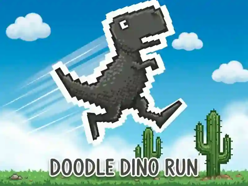 Doodle Dino Run — darmowa gra online