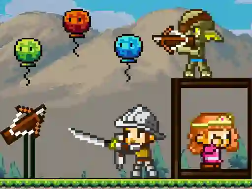 Pixel Archer Save The Princess — free online game
