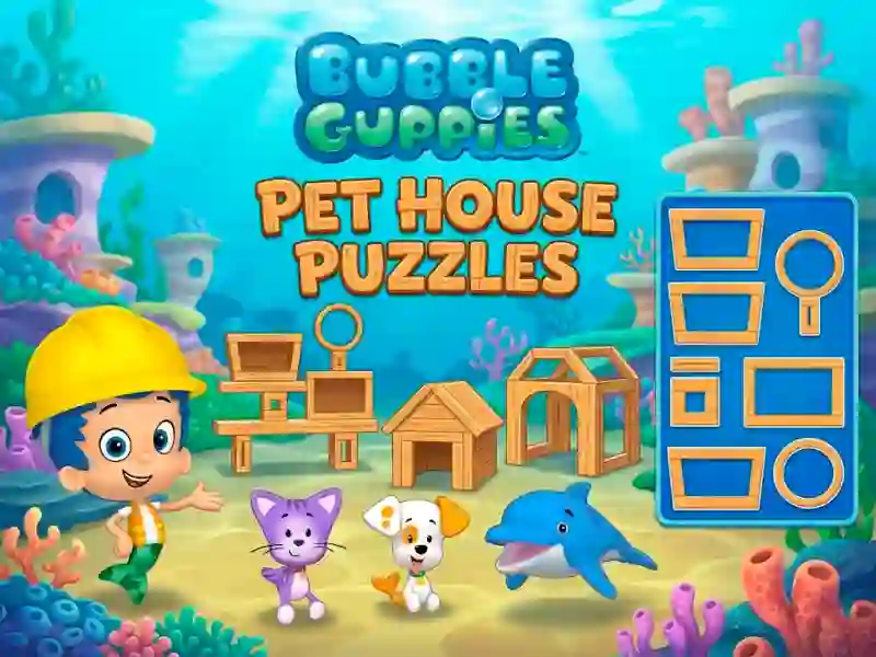 Bubble Guppies Pet House Puzzles — free online game