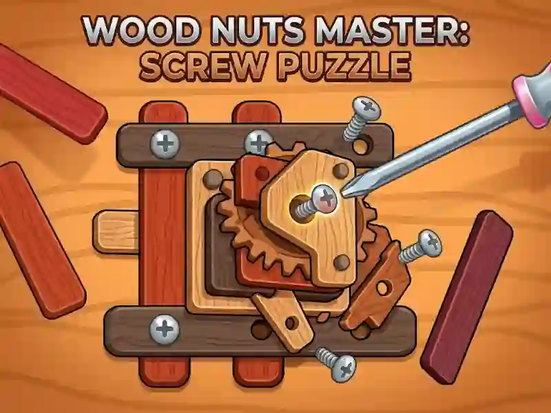 Permainan Wood Nuts Master: Screw Puzzle talian