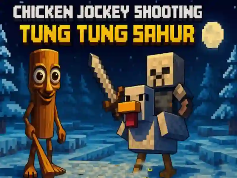 Chicken Jockey Shooting Tung Tung Sahur – tasuta veebimäng
