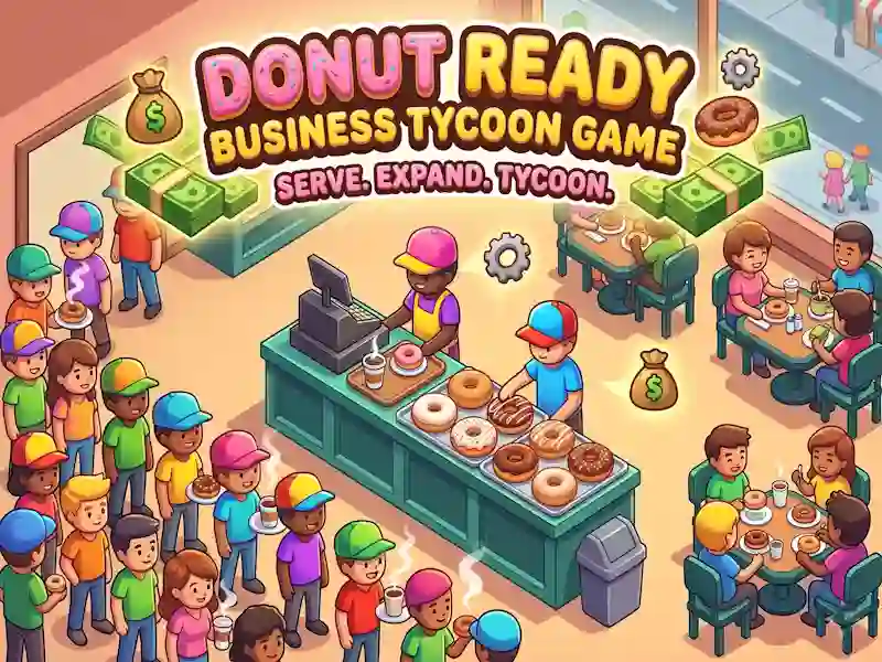 Donut Ready Business Tycoon Game – tasuta veebimäng