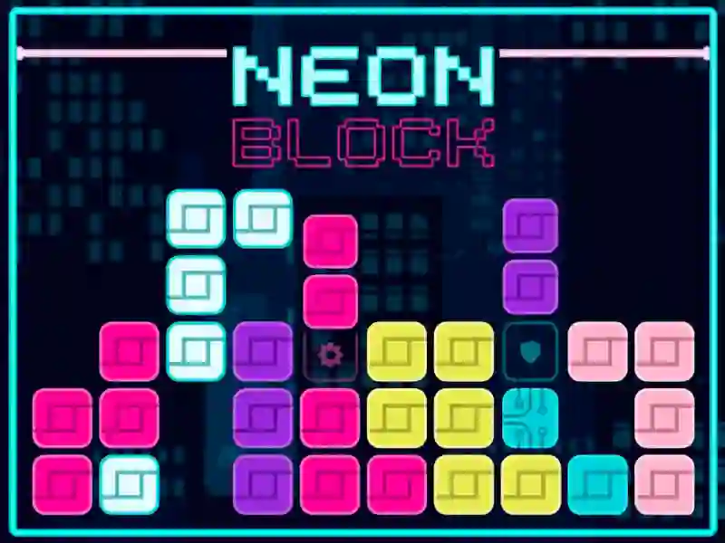 Neon Block — free online game
