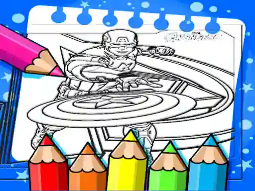 Captain America Coloring Book — free online game