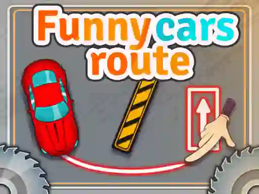 Funny Cars Route — free online game
